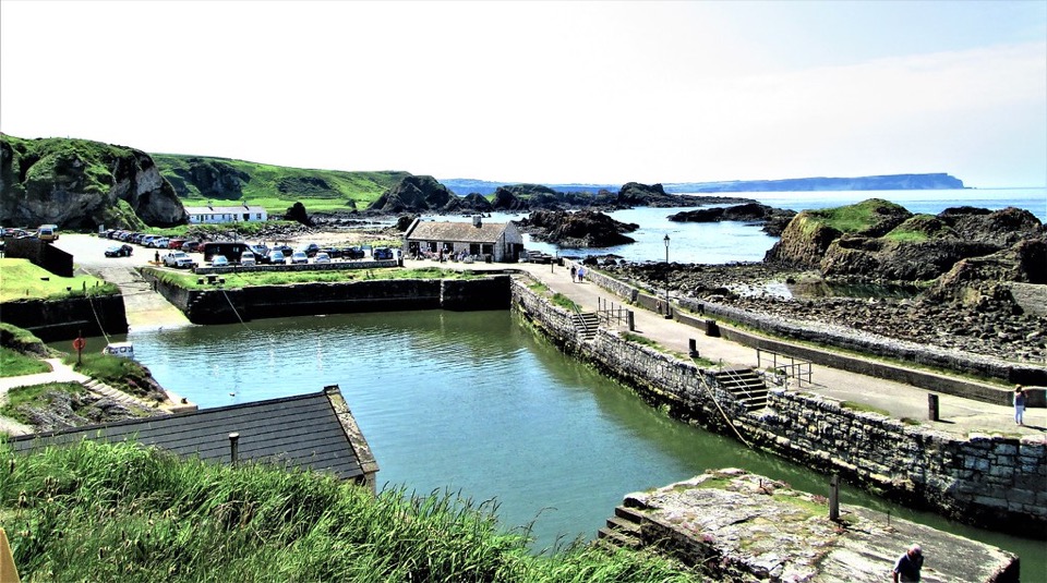 Ballintoy Harbour on the County Antrim coast