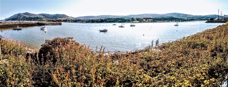 Warrenpoint on Carlingford Lough in County Down, seen across the water